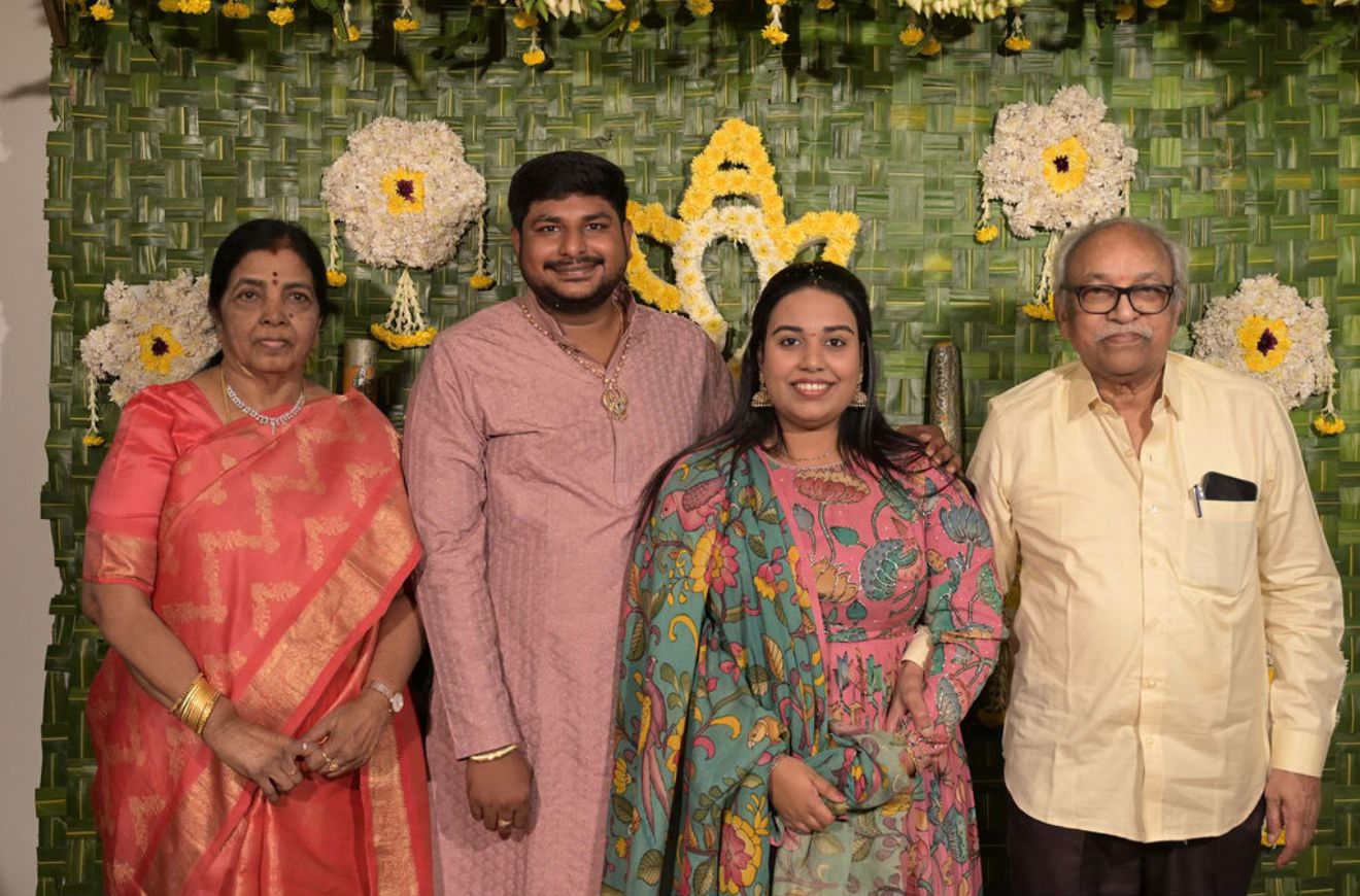 Bride's family — Mummaneni family